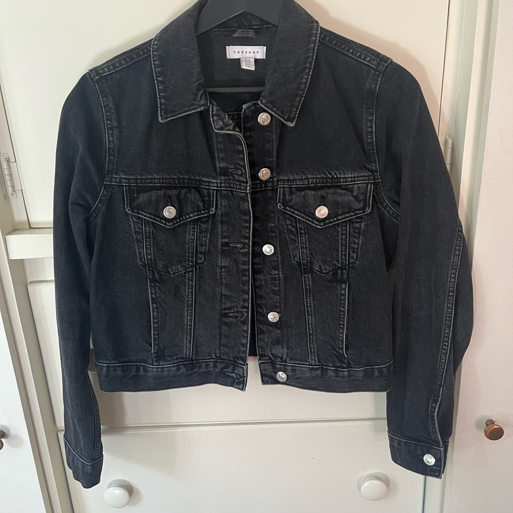 Top Shop Black Denim Jacket